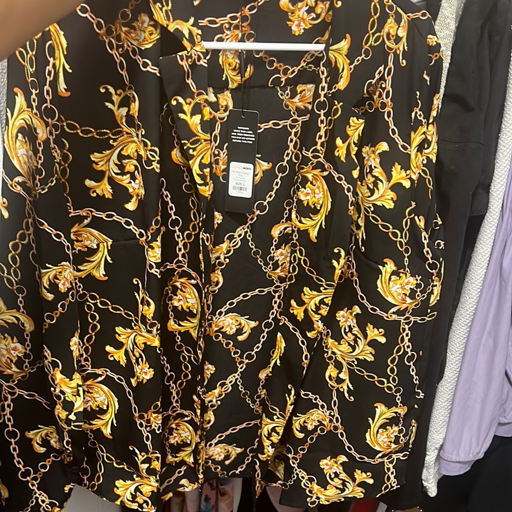 Graphic print blouse